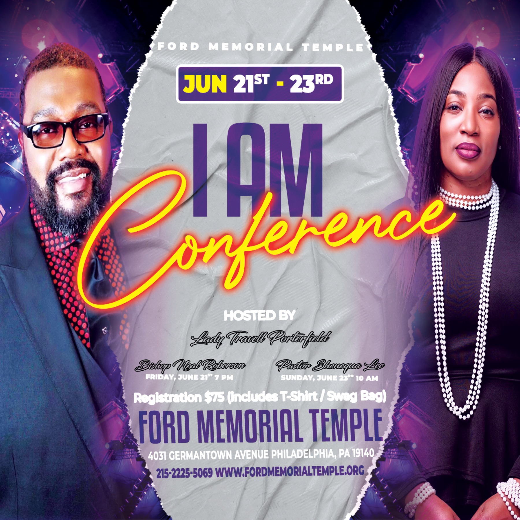 I AM conference side by side graphic